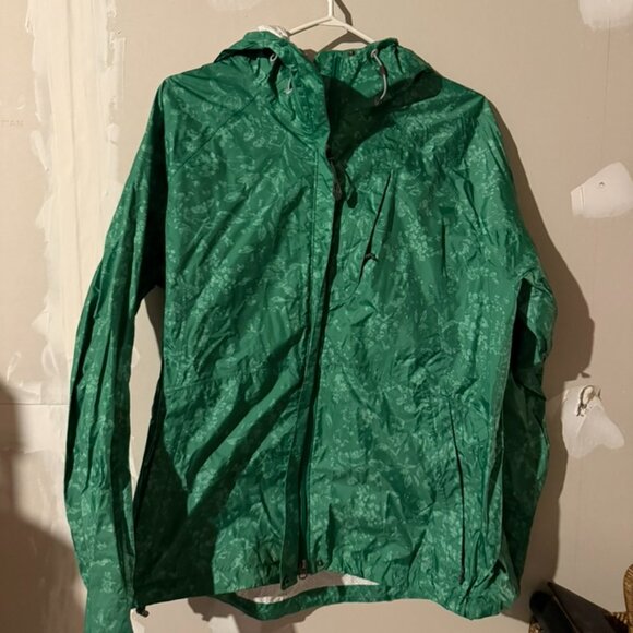 Eddie Bauer Green Rain Jacket size XL - Picture 5 of 8
